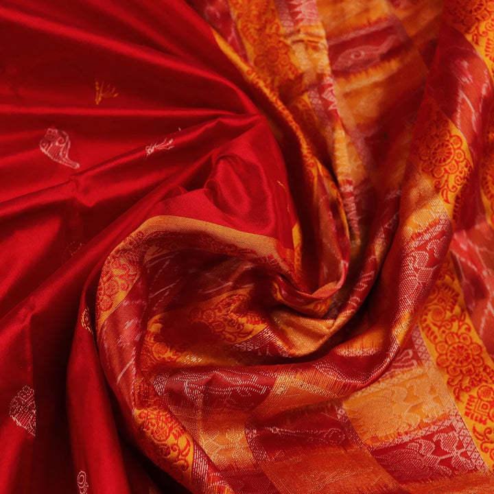 Handloom Silk Bomkai Saree Handloom Saree_Bomkai Silk Priyadarshini Handloom