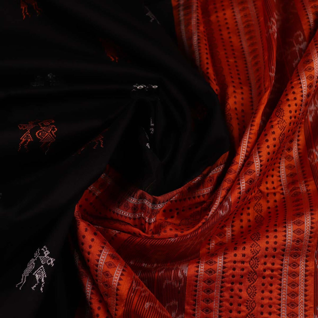 Handloom Silk Bomkai Saree Handloom Saree_Bomkai Silk Priyadarshini Handloom