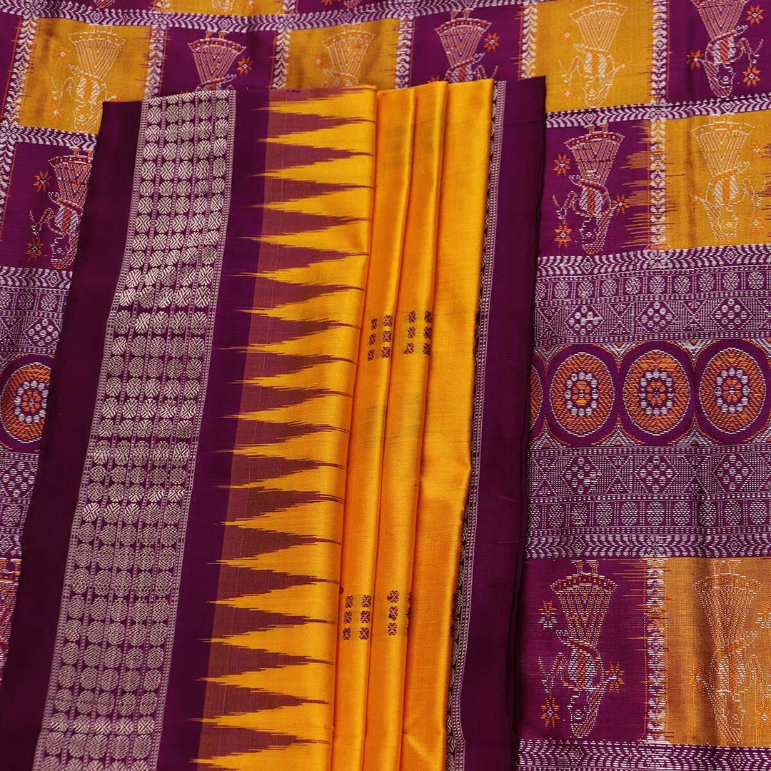 Handloom Silk Bomkai Saree Handloom Saree_Bomkai Silk Priyadarshini Handloom