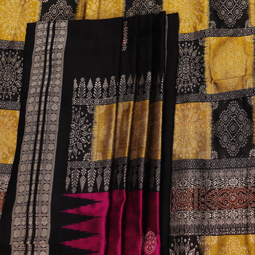 Handloom Silk Bomkai Saree Handloom Saree_Bomkai Silk Priyadarshini Handloom