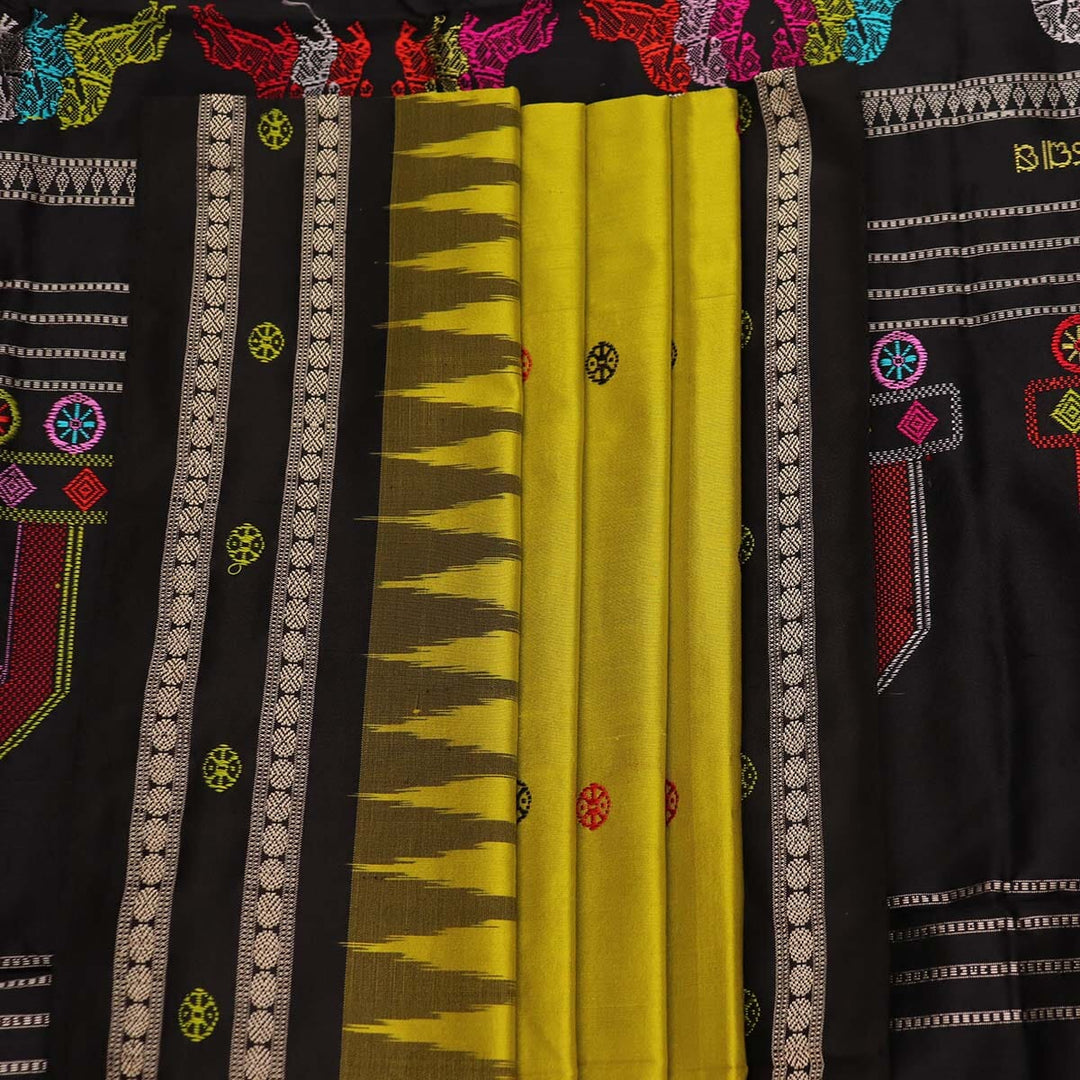 Handloom Silk Bomkai Saree Handloom Saree_Bomkai Silk Priyadarshini Handloom