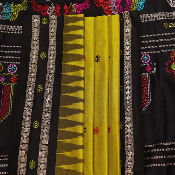 Handloom Silk Bomkai Saree Handloom Saree_Bomkai Silk Priyadarshini Handloom
