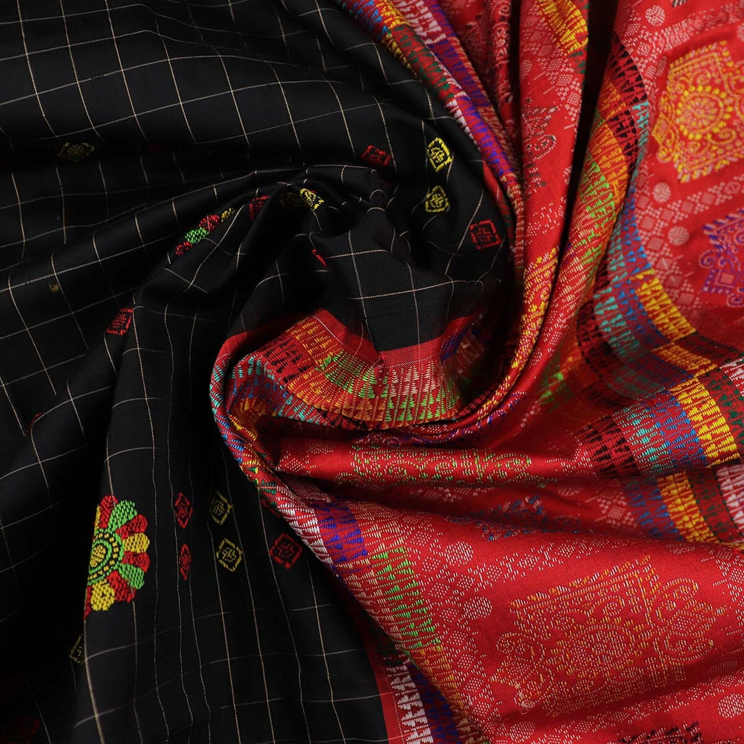 Handloom Silk Bomkai Saree Handloom Saree_Bomkai Silk Priyadarshini Handloom