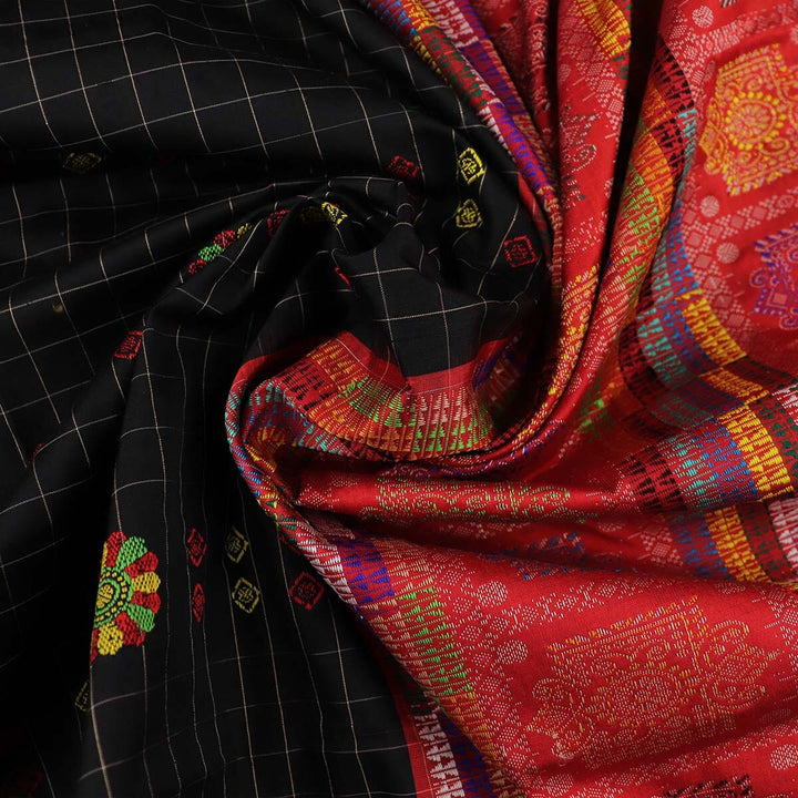 Handloom Silk Bomkai Saree Handloom Saree_Bomkai Silk Priyadarshini Handloom 