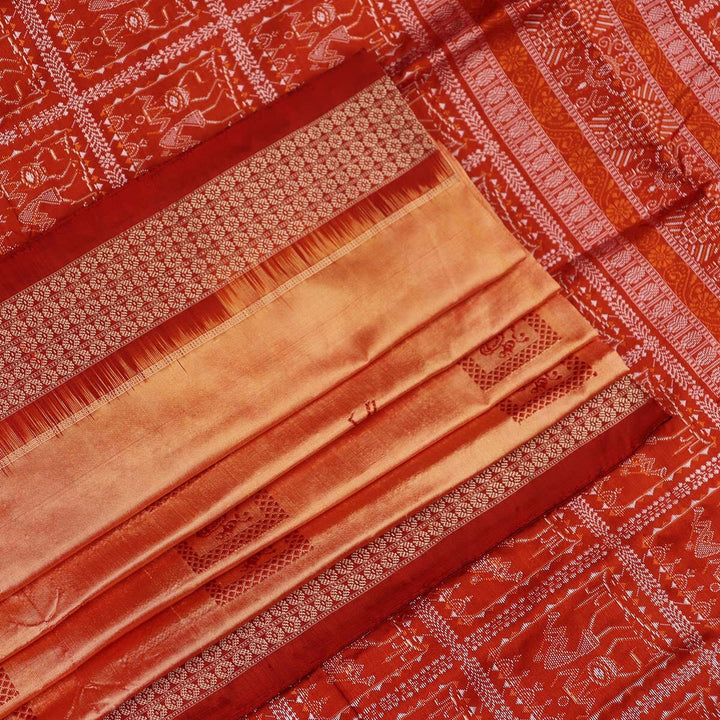 Handloom Silk Bomkai Saree Handloom Saree_Bomkai Silk Priyadarshini Handloom