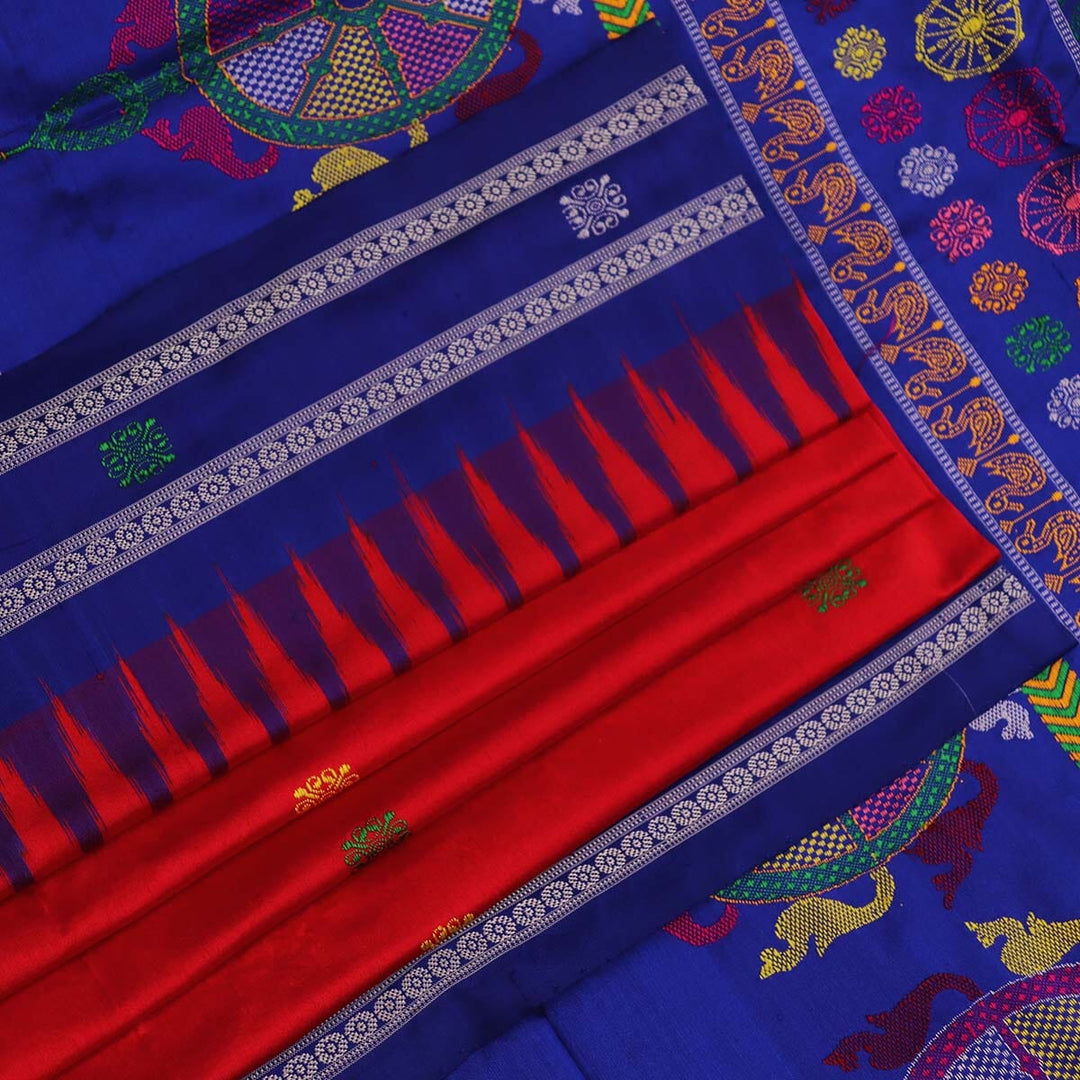 Handloom Silk Bomkai Saree Handloom Saree_Bomkai Silk Priyadarshini Handloom