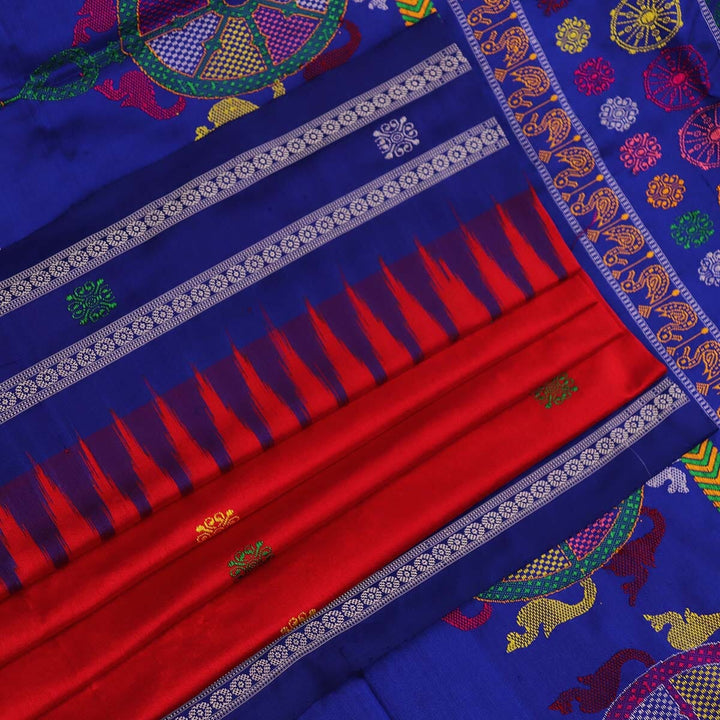 Handloom Silk Bomkai Saree Handloom Saree_Bomkai Silk Priyadarshini Handloom