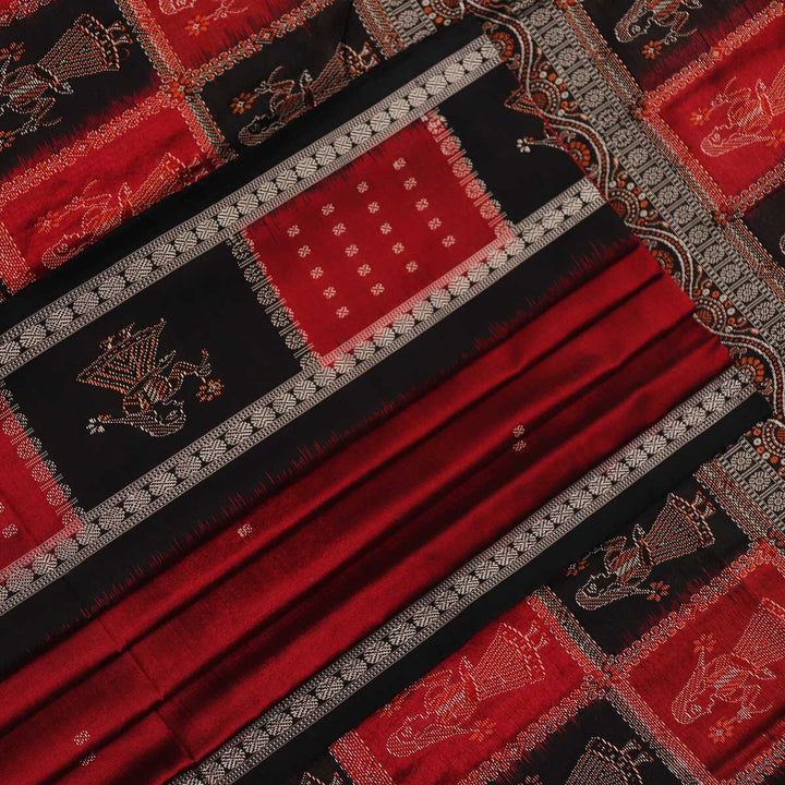 Handloom Silk Bomkai Saree Handloom Saree_Bomkai Silk Priyadarshini Handloom