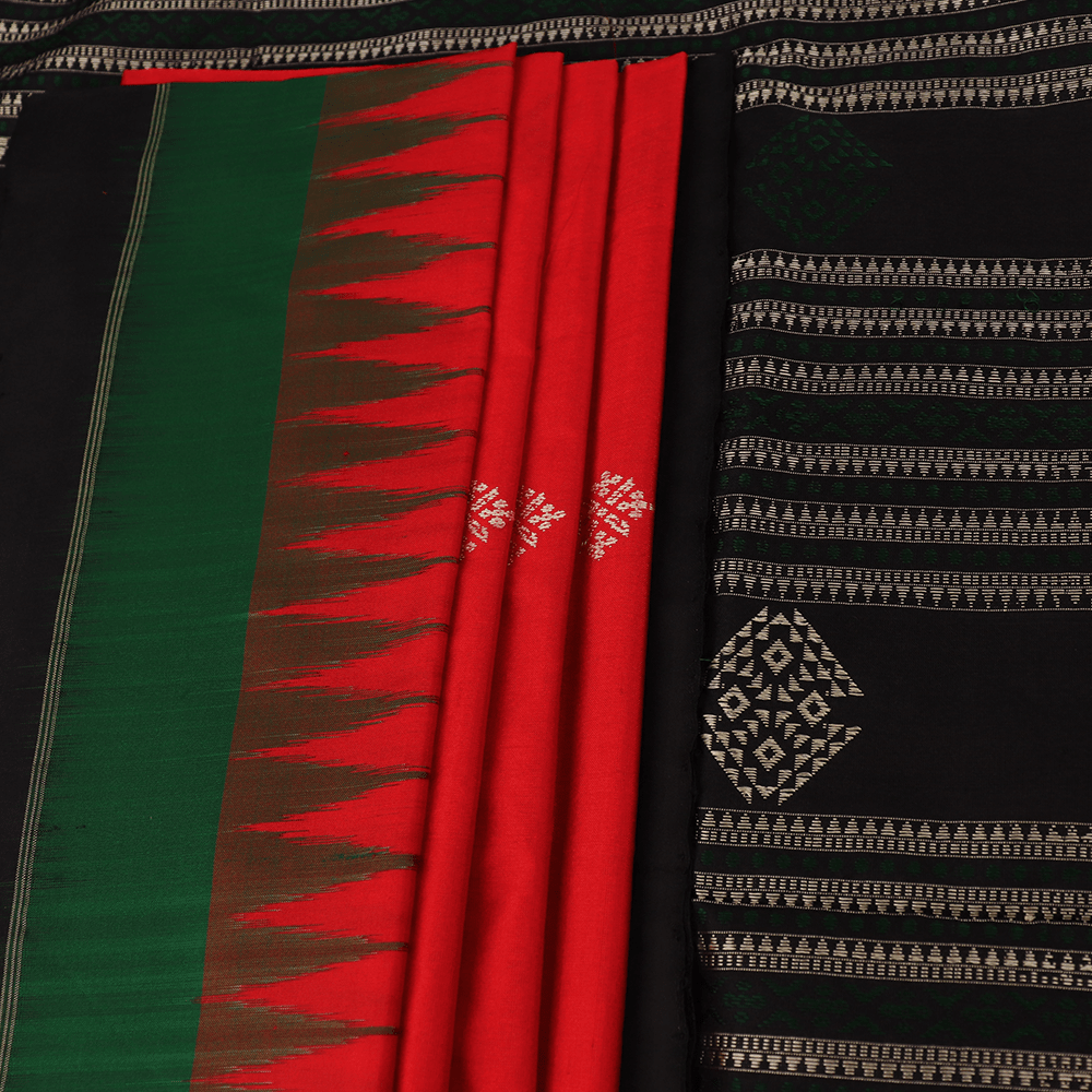 Handloom Silk Bomkai Saree Handloom Saree_Bomkai Silk Priyadarshini Handloom