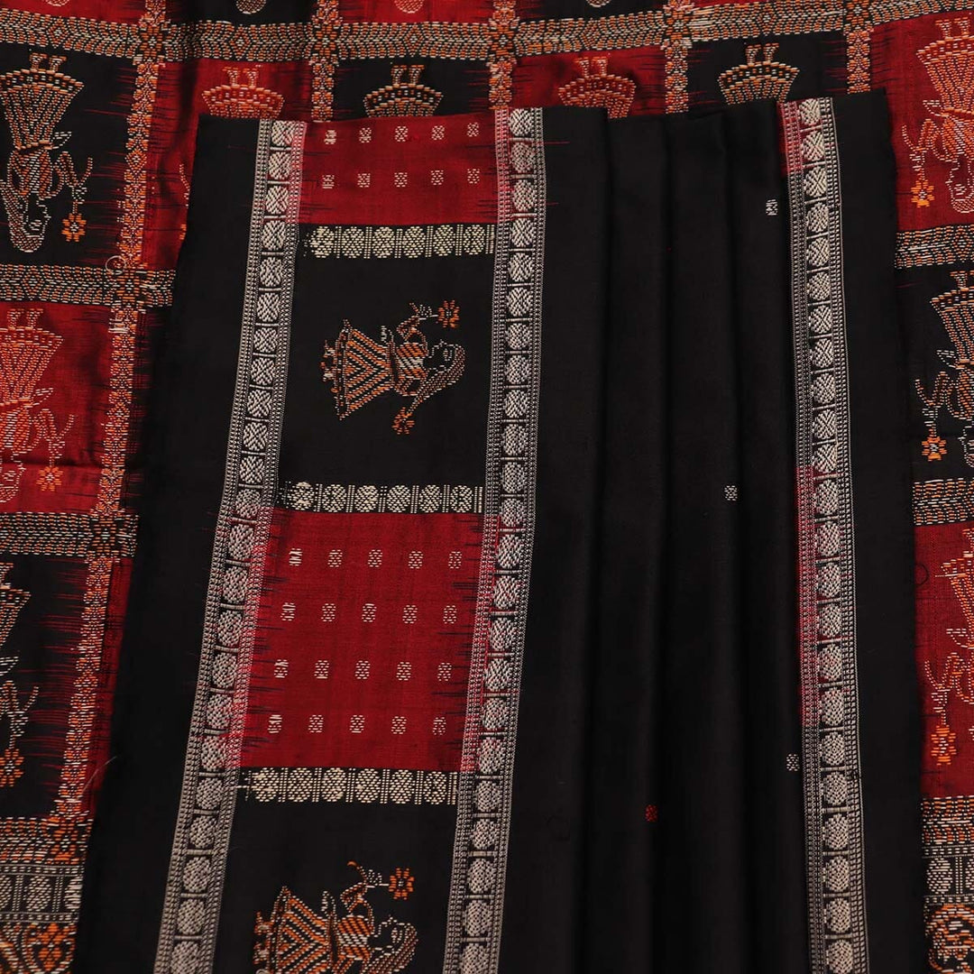 Handloom Silk Bomkai Saree Handloom Saree_Bomkai Silk Priyadarshini Handloom