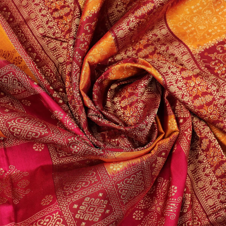 Handloom Silk Bomkai Saree Handloom Saree_Bomkai Silk Priyadarshini Handloom 