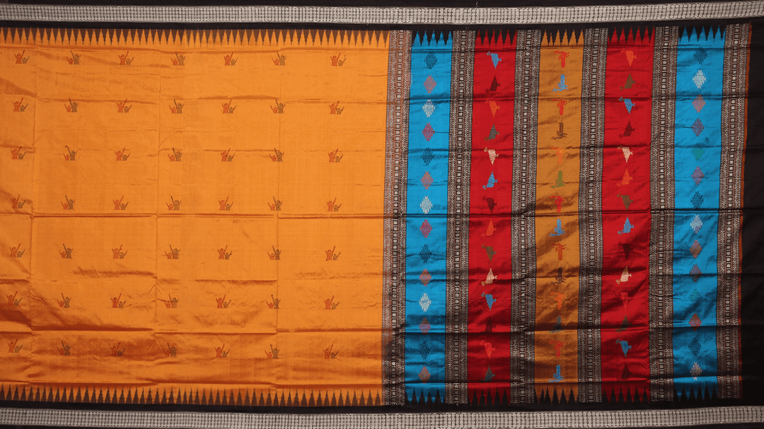 Handloom Silk Bomkai Saree Handloom Saree_Bomkai Silk Priyadarshini Handloom