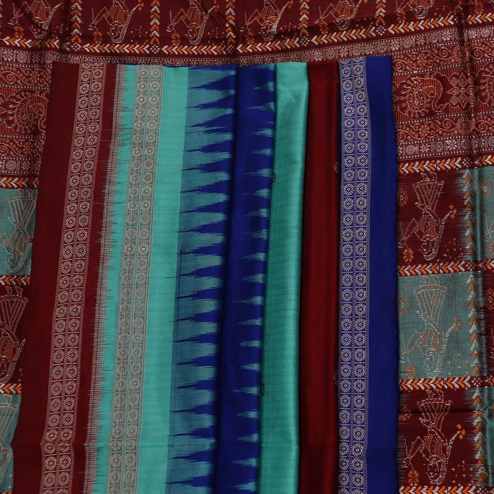 Handloom Silk Bomkai Saree Handloom Saree_Bomkai Silk Priyadarshini Handloom