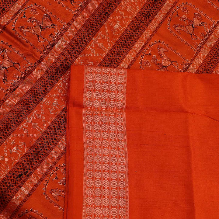 Handloom Silk Bomkai Saree Handloom Saree_Bomkai Silk Priyadarshini Handloom