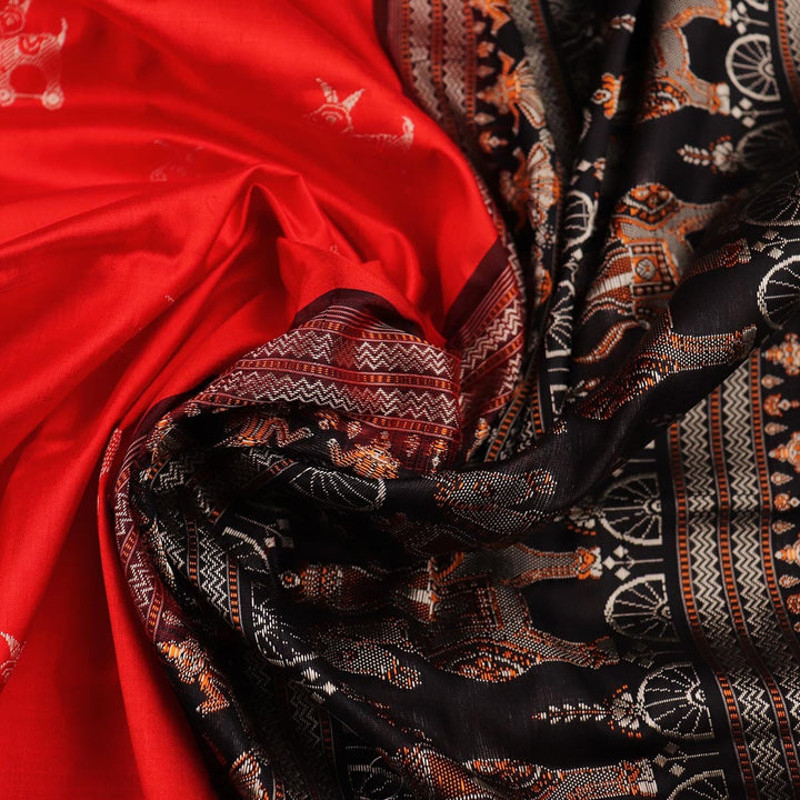 Handloom Silk Bomkai Saree Handloom Saree_Bomkai Silk Priyadarshini Handloom