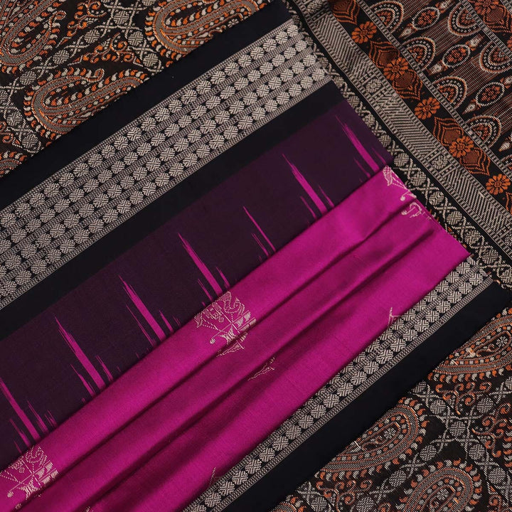 Handloom Silk Bomkai Saree Handloom Saree_Bomkai Silk Priyadarshini Handloom