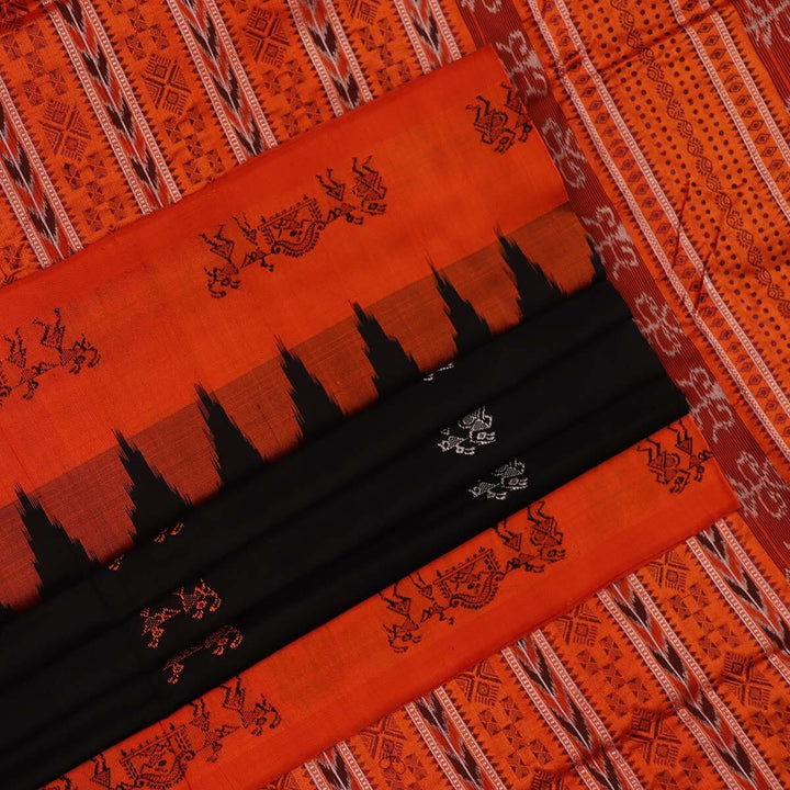 Handloom Silk Bomkai Saree Handloom Saree_Bomkai Silk Priyadarshini Handloom