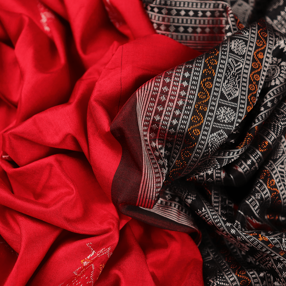 Handloom Silk Bomkai Saree Handloom Saree_Bomkai Silk Priyadarshini Handloom