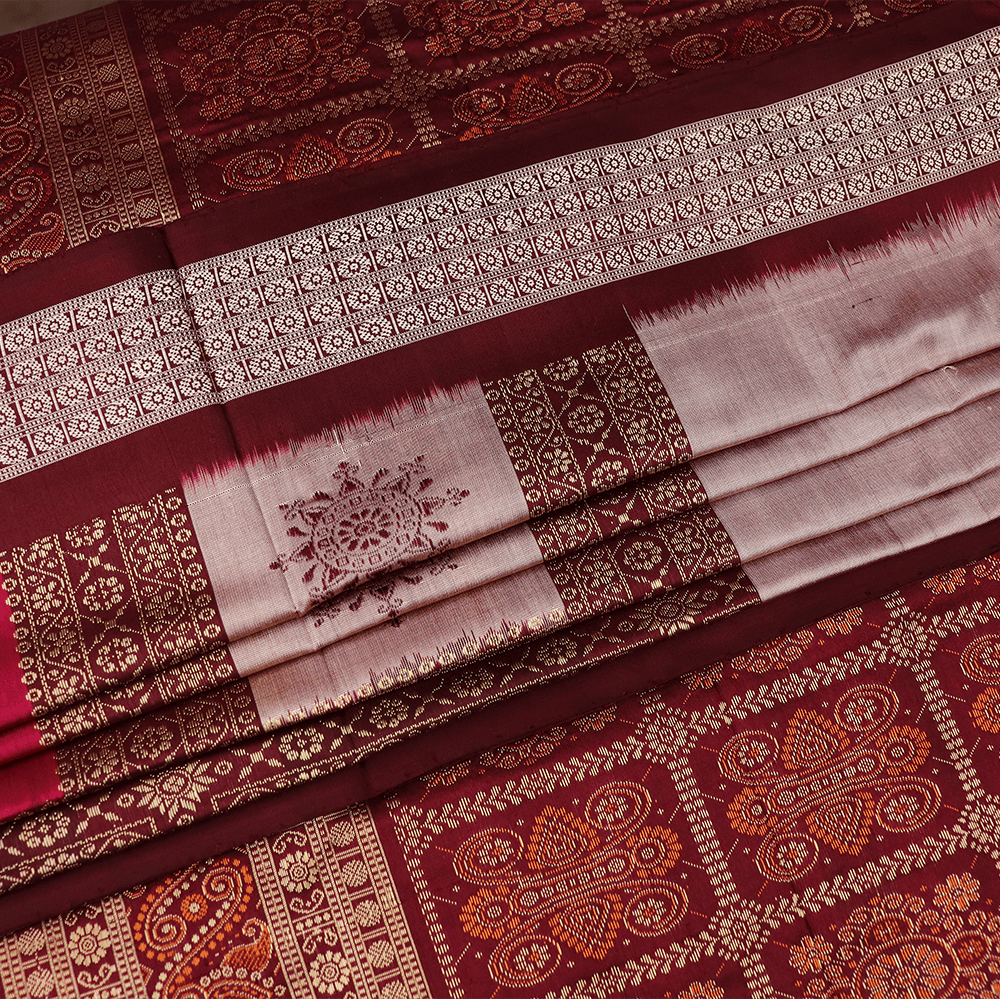 Handloom Silk Bomkai Saree Handloom Saree_Bomkai Silk Priyadarshini Handloom