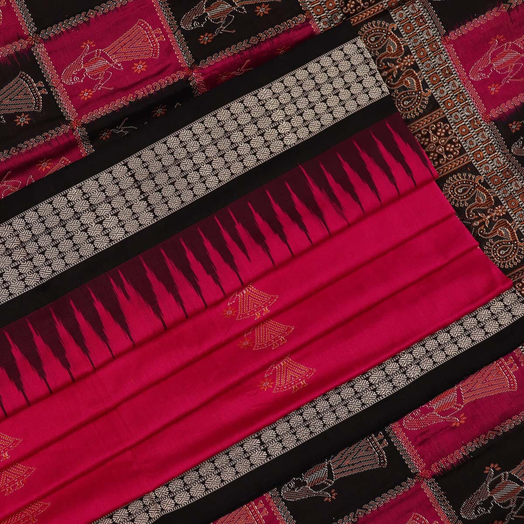 Handloom Silk Bomkai Saree Handloom Saree_Bomkai Silk Priyadarshini Handloom