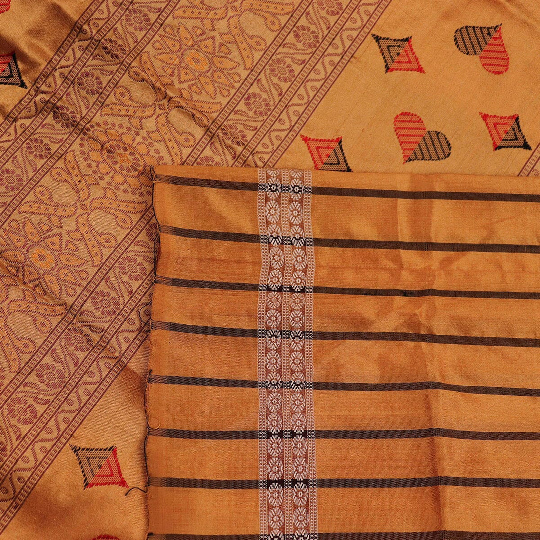 Handloom Silk Bomkai Saree Handloom Saree_Bomkai Silk Priyadarshini Handloom