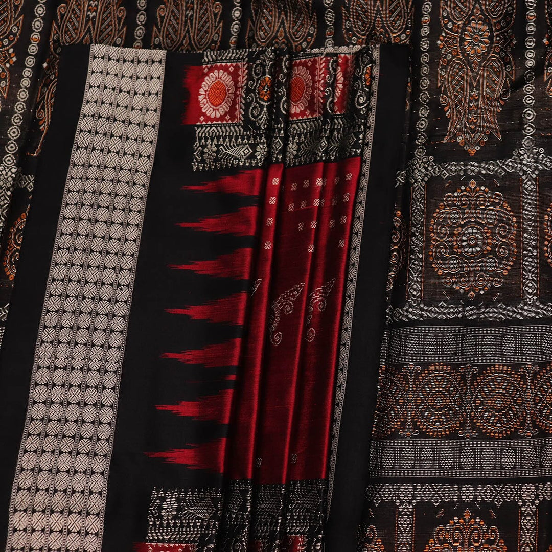 Handloom Silk Bomkai Saree Handloom Saree_Bomkai Silk Priyadarshini Handloom