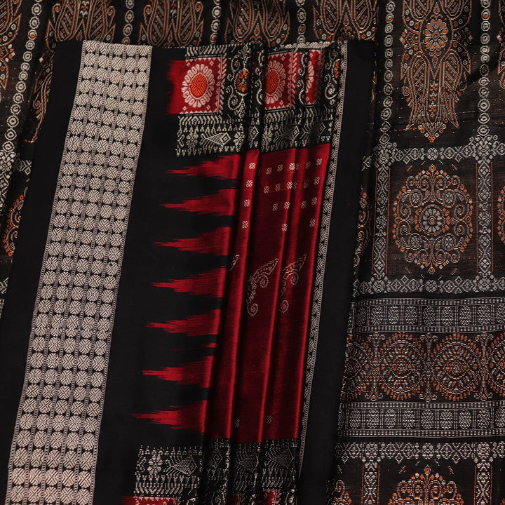 Handloom Silk Bomkai Saree Handloom Saree_Bomkai Silk Priyadarshini Handloom