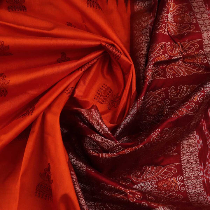 Handloom Silk Bomkai Saree Handloom Saree_Bomkai Silk Priyadarshini Handloom