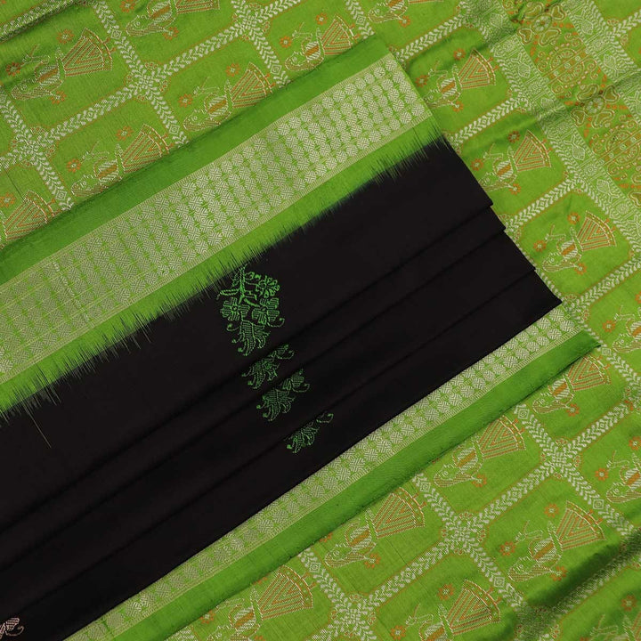 Handloom Silk Bomkai Saree Handloom Saree_Bomkai Silk Priyadarshini Handloom