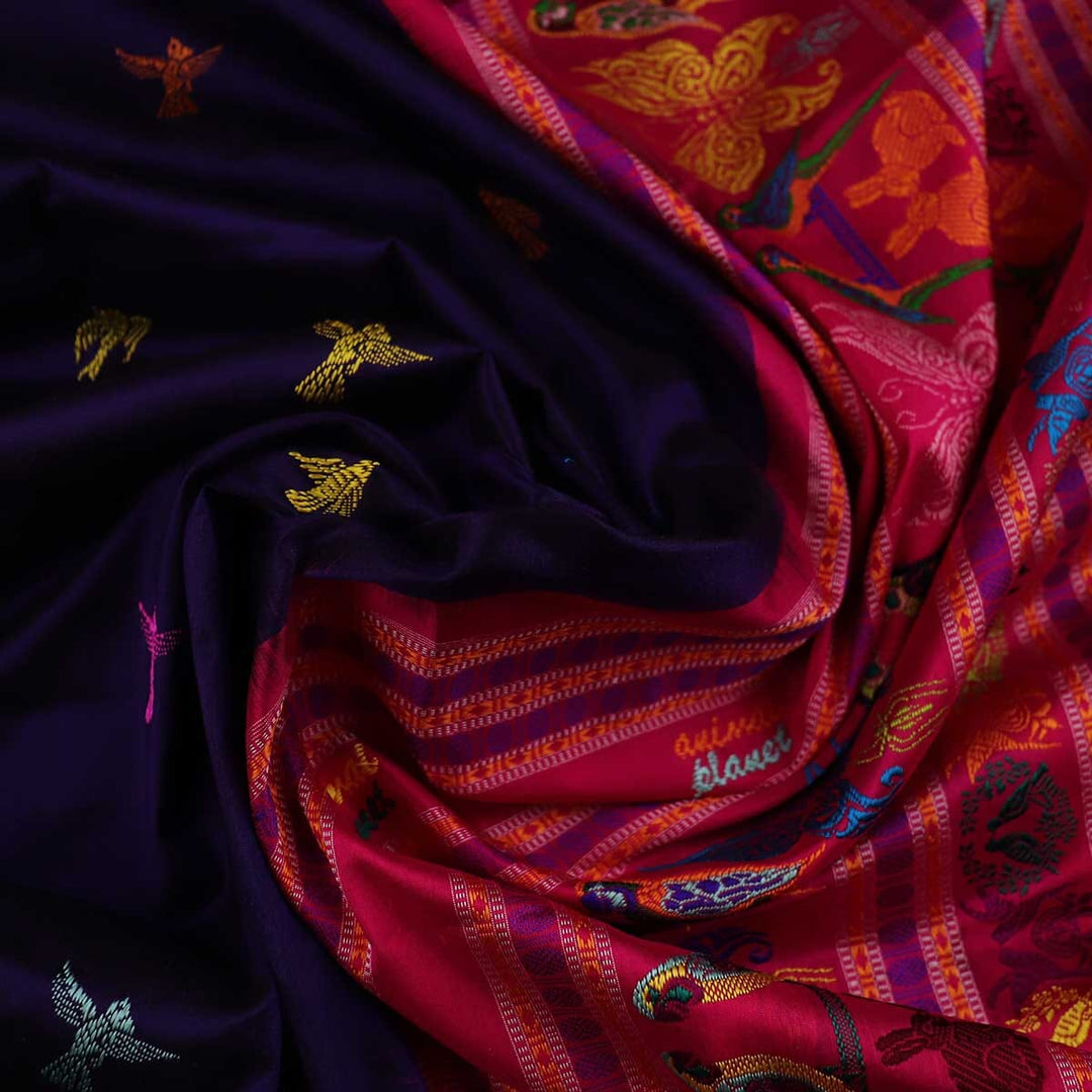 Handloom Silk Bomkai Saree Handloom Saree_Bomkai Silk Priyadarshini Handloom