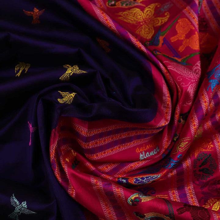 Handloom Silk Bomkai Saree Handloom Saree_Bomkai Silk Priyadarshini Handloom