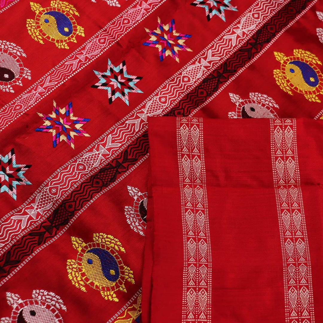 Handloom Silk Bomkai Saree Handloom Saree_Bomkai Silk Priyadarshini Handloom