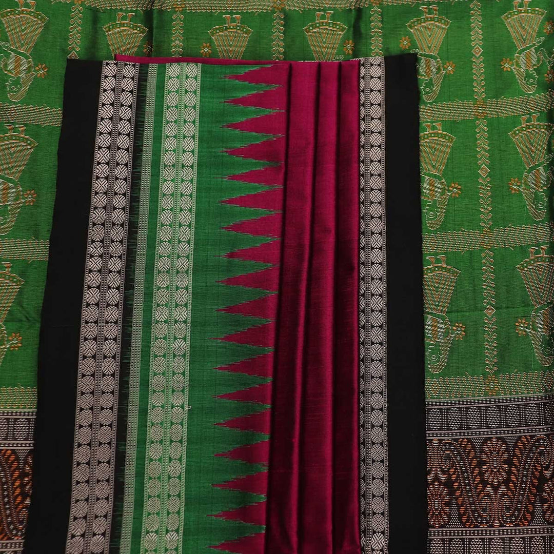 Handloom Silk Bomkai Saree Handloom Saree_Bomkai Silk Priyadarshini Handloom