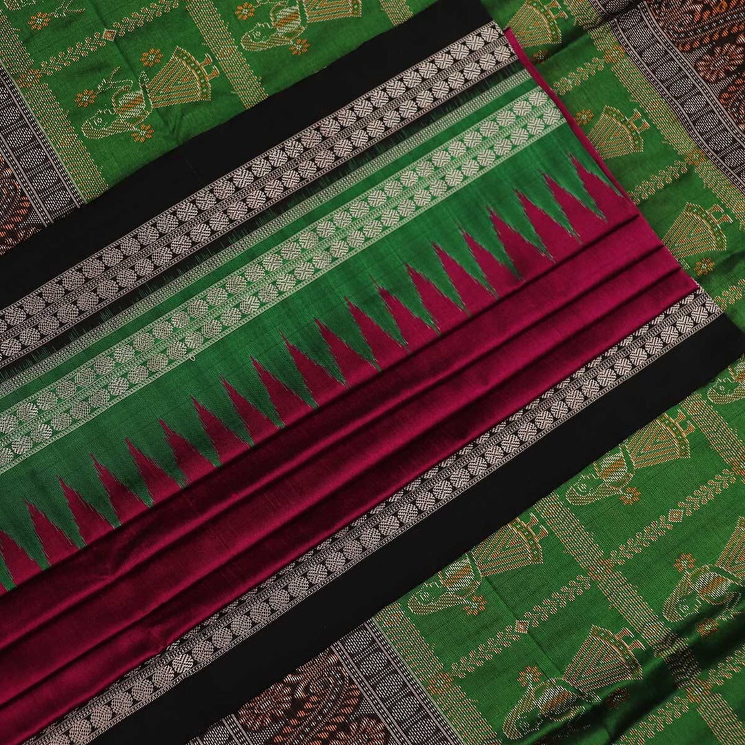 Handloom Silk Bomkai Saree Handloom Saree_Bomkai Silk Priyadarshini Handloom