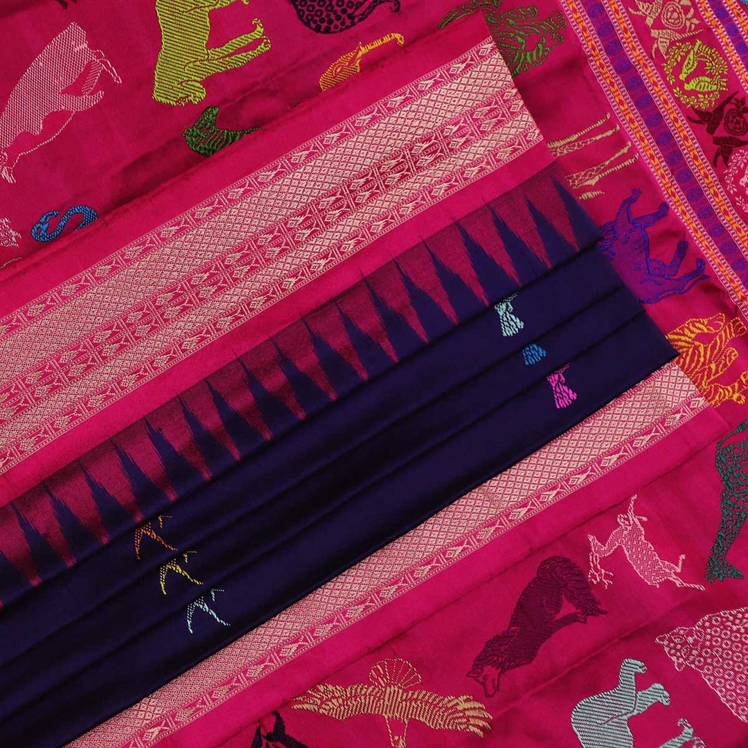 Handloom Silk Bomkai Saree Handloom Saree_Bomkai Silk Priyadarshini Handloom