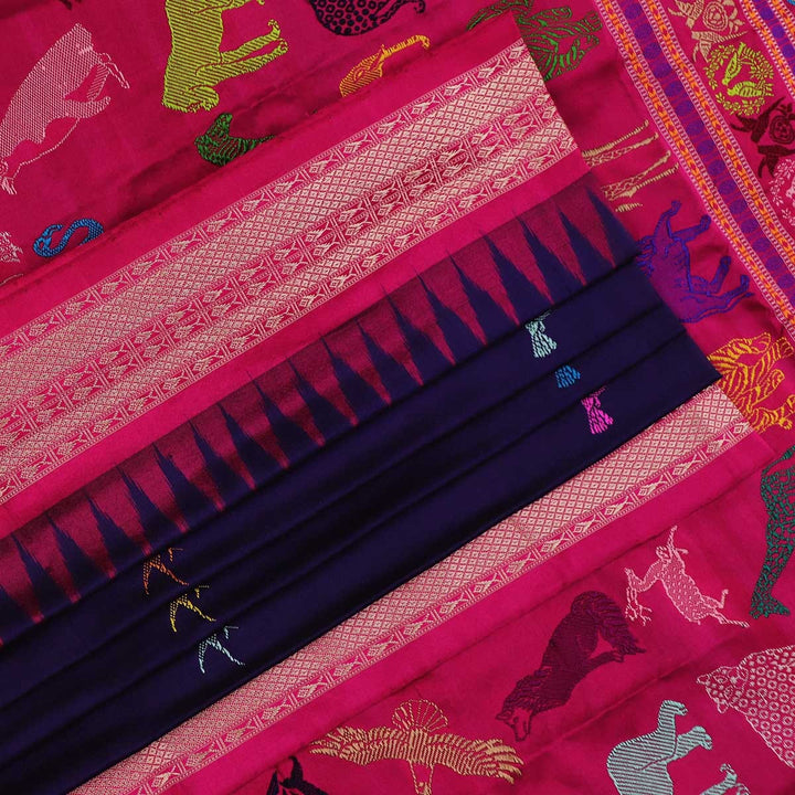 Handloom Silk Bomkai Saree Handloom Saree_Bomkai Silk Priyadarshini Handloom