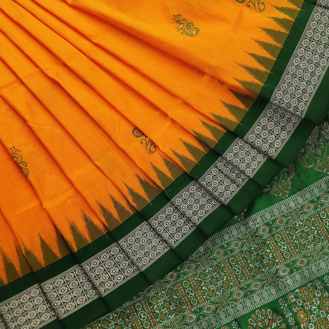 Priyadarshini Handloom, Handwoven Bomkai Silk Saree, Silk Saree, Handloom Saree, Traditional Saree, Indian Saree, Handloom Silk Saree, Ethno-chic Saree.