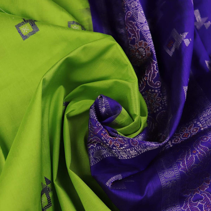 Handloom Silk Bomkai Saree Handloom Saree_Bomkai Silk Priyadarshini Handloom