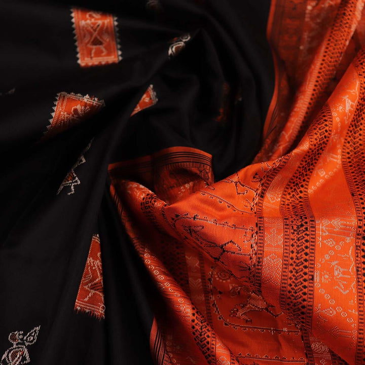 Handloom Silk Bomkai Saree Handloom Saree_Bomkai Silk Priyadarshini Handloom