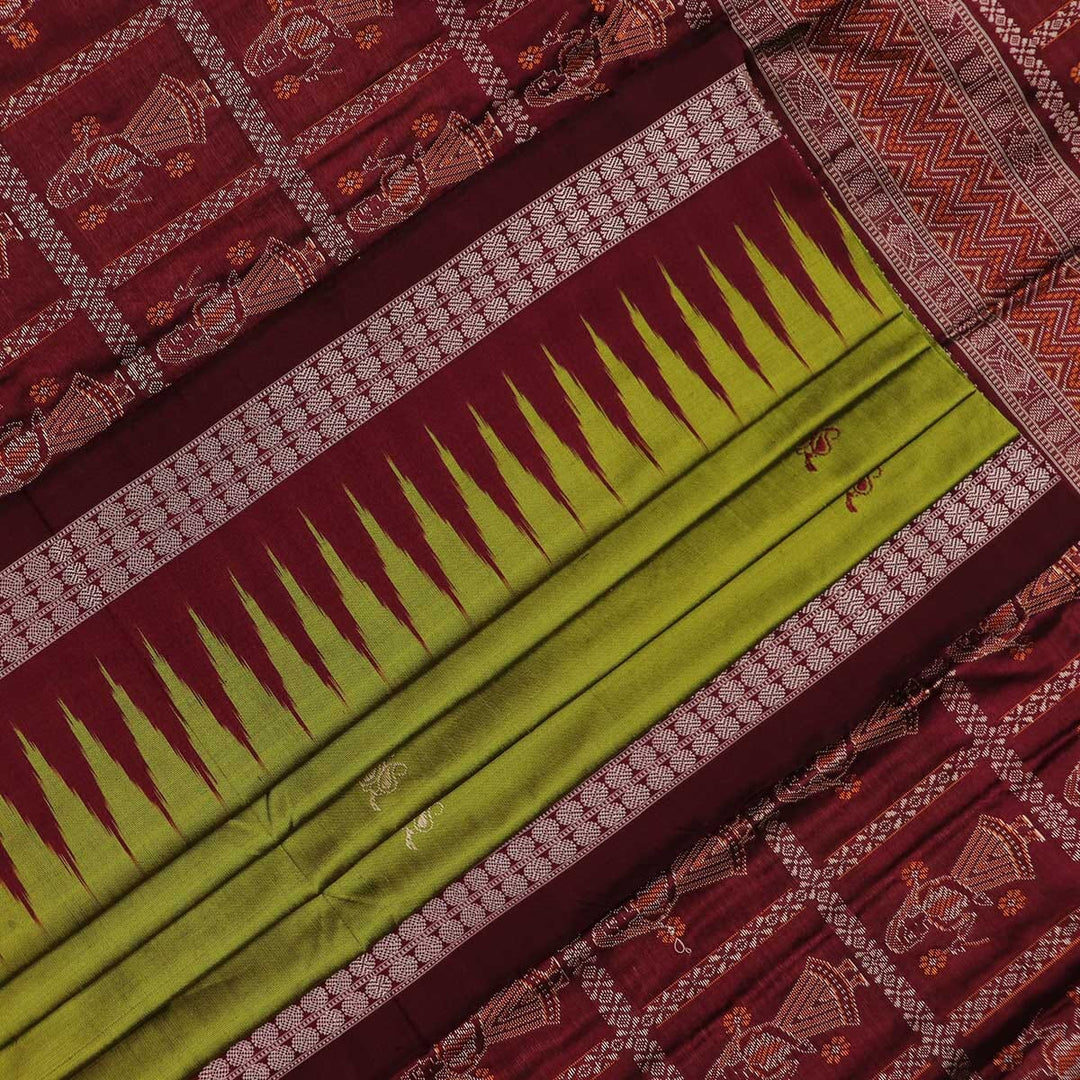 Handloom Silk Bomkai Saree Handloom Saree_Bomkai Silk Priyadarshini Handloom