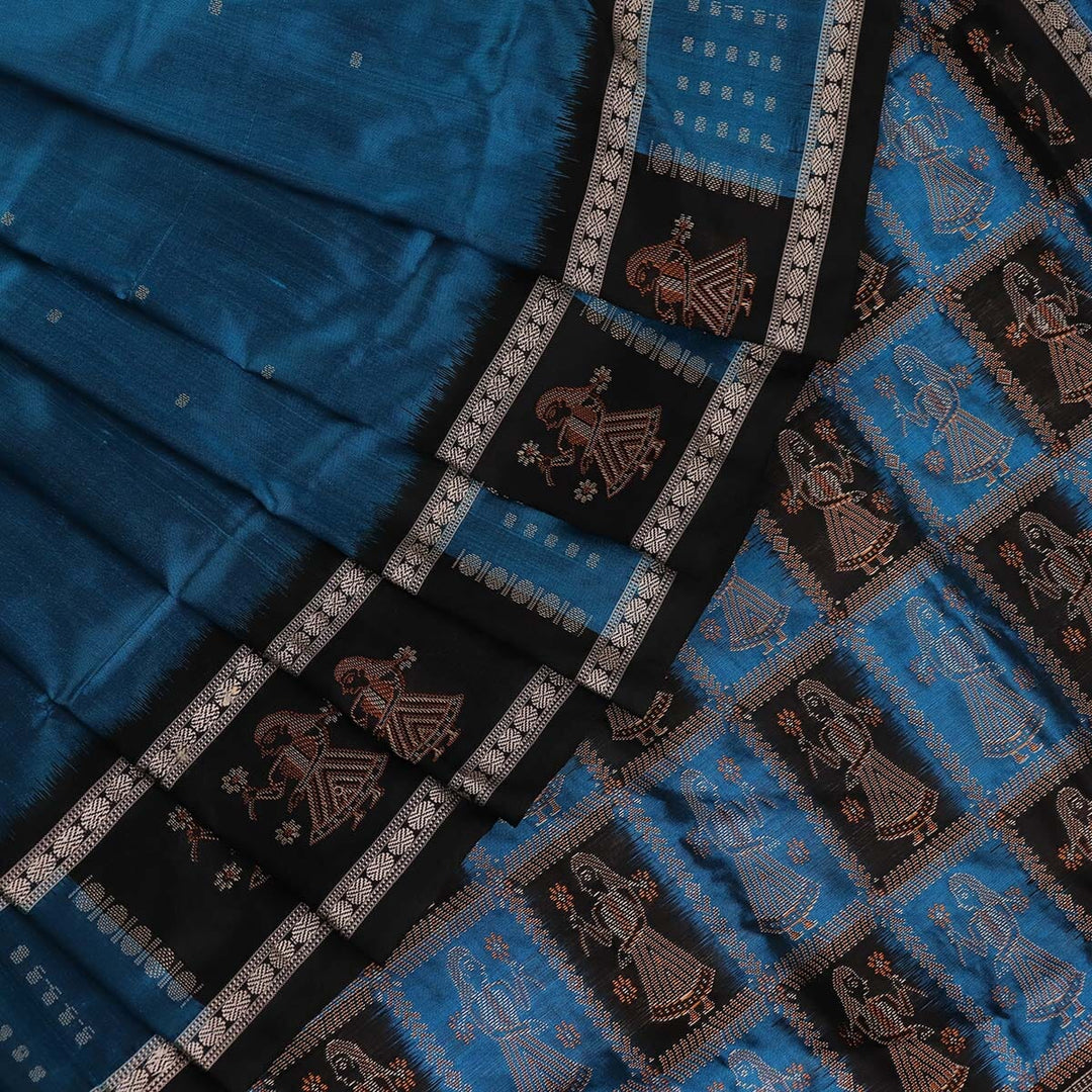 Handloom Silk Bomkai Saree Handloom Saree_Bomkai Silk Priyadarshini Handloom