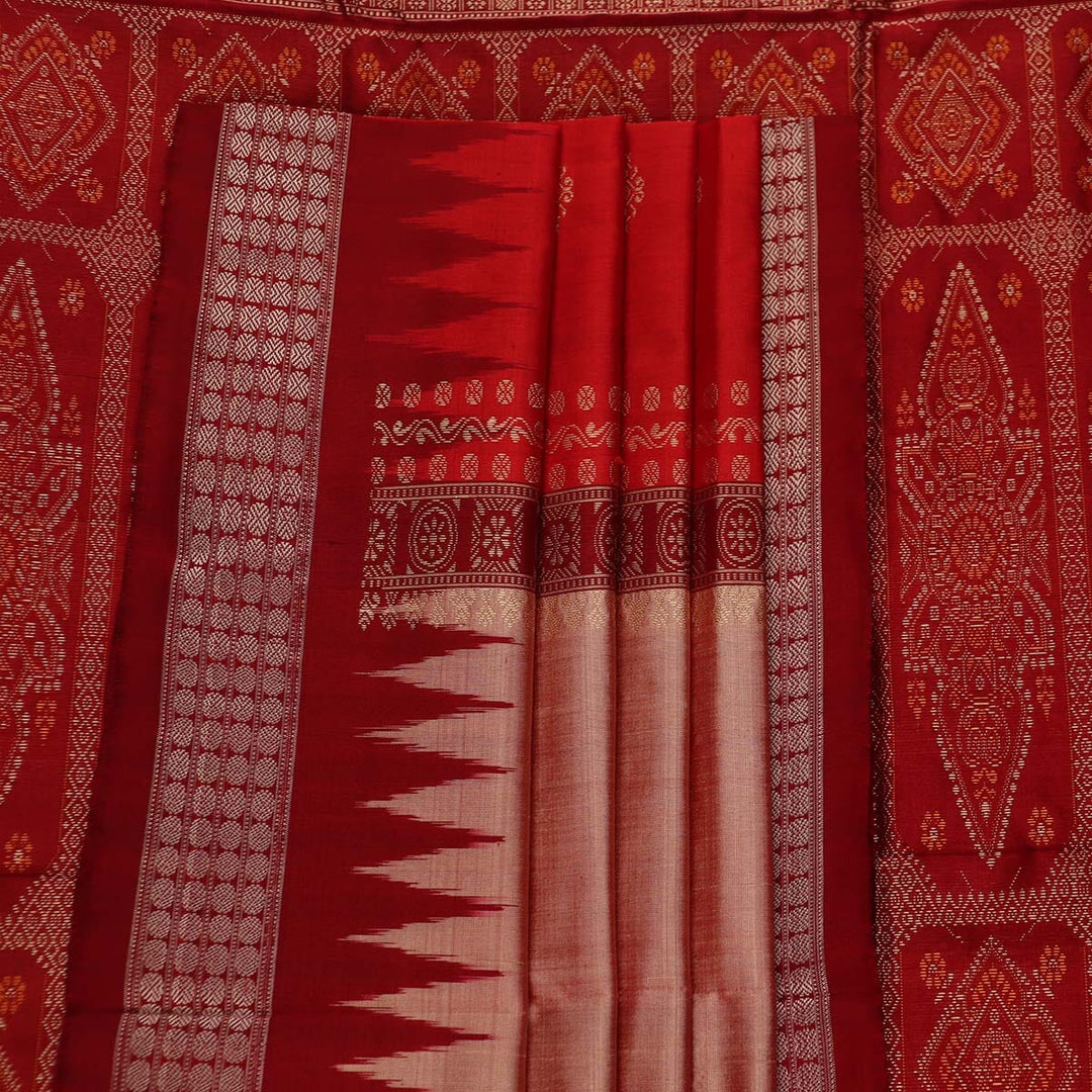 Handloom Silk Bomkai Saree Handloom Saree_Bomkai Silk Priyadarshini Handloom