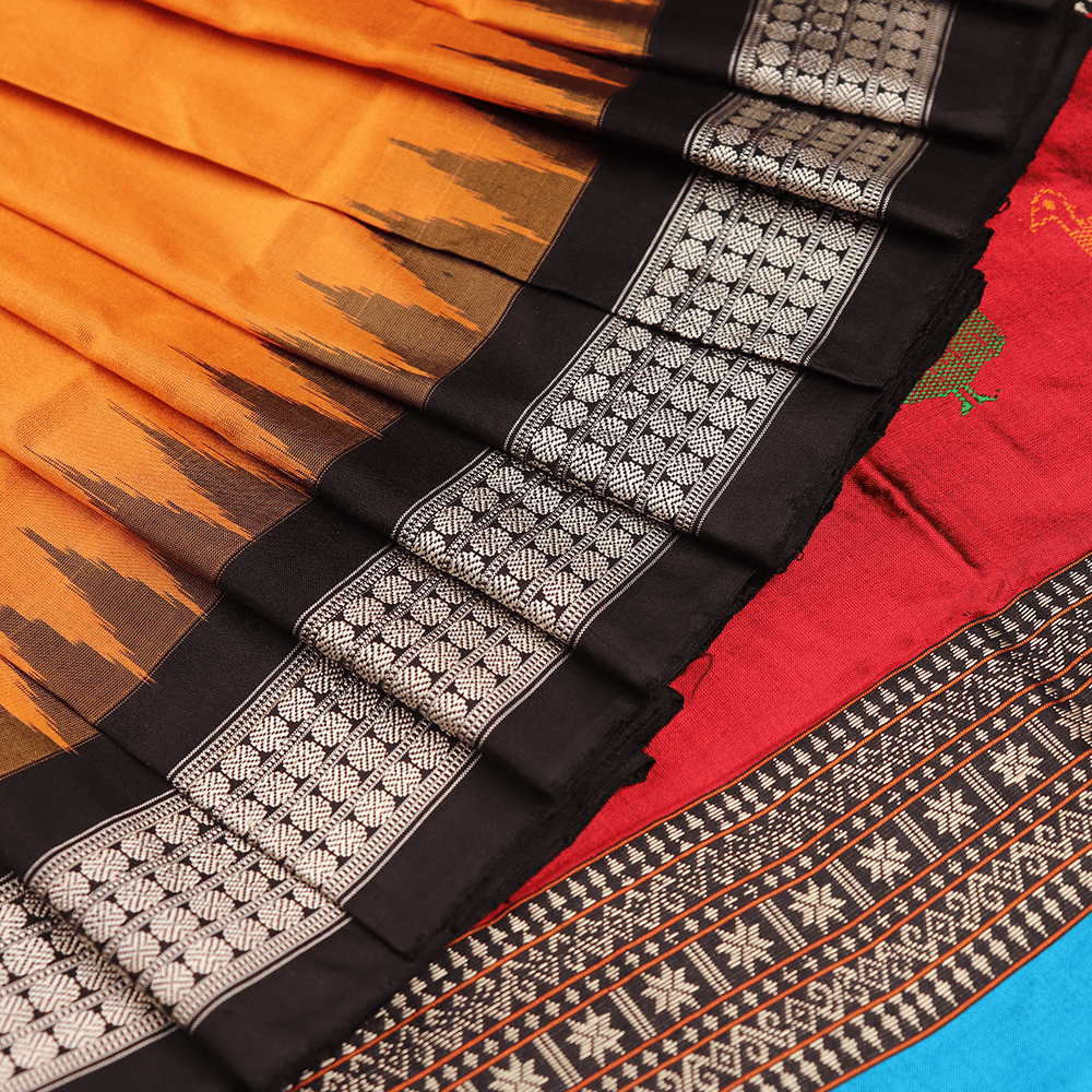 Handloom Silk Bomkai Saree Handloom Saree_Bomkai Silk Priyadarshini Handloom