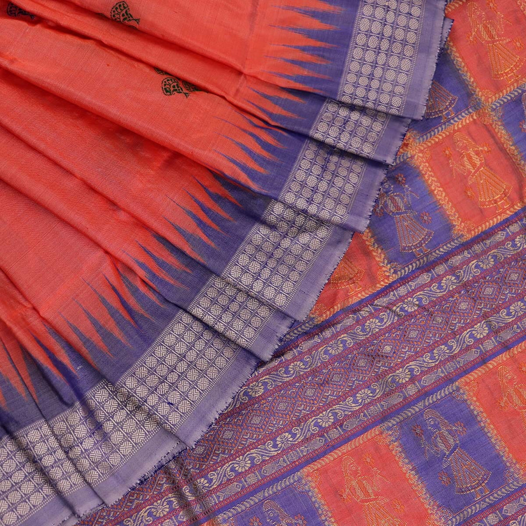 Handloom Silk Bomkai Saree Handloom Saree_Bomkai Silk Priyadarshini Handloom