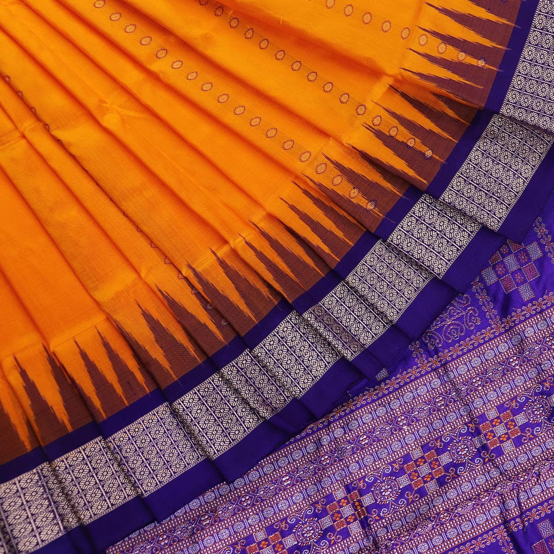 Priyadarshini Handloom, Handwoven Bomkai Silk Saree, Silk Saree, Handloom Saree, Traditional Saree, Indian Saree, Handloom Silk Saree, Ethno-chic Saree.