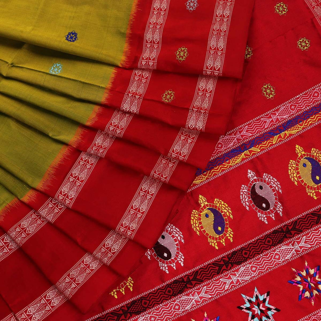 Handloom Silk Bomkai Saree Handloom Saree_Bomkai Silk Priyadarshini Handloom