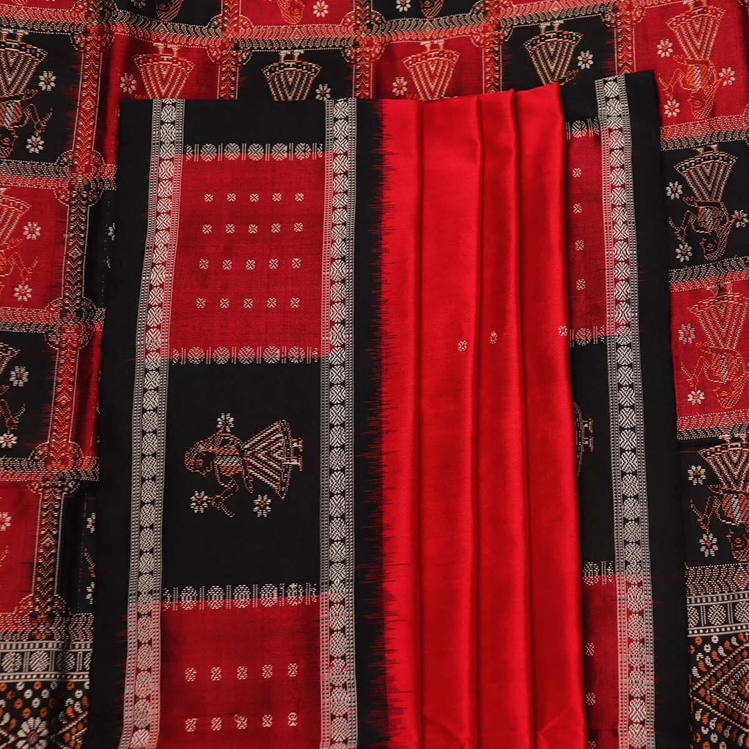 Handloom Silk Bomkai Saree Handloom Saree_Bomkai Silk Priyadarshini Handloom