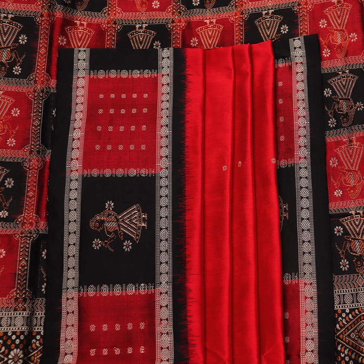 Handloom Silk Bomkai Saree Handloom Saree_Bomkai Silk Priyadarshini Handloom
