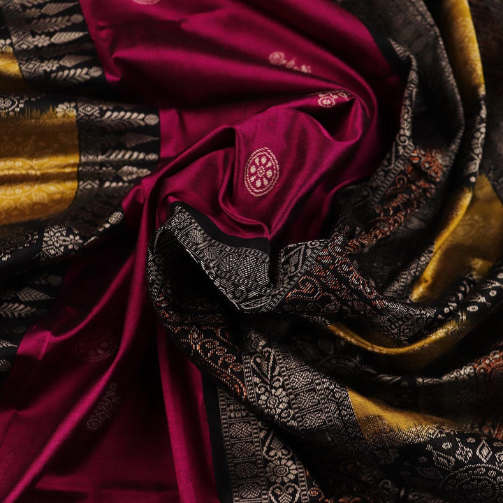 Handloom Silk Bomkai Saree Handloom Saree_Bomkai Silk Priyadarshini Handloom