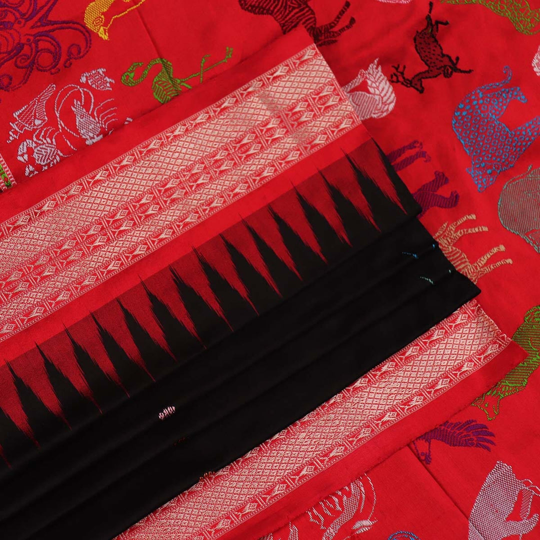 Handloom Silk Bomkai Saree Handloom Saree_Bomkai Silk Priyadarshini Handloom